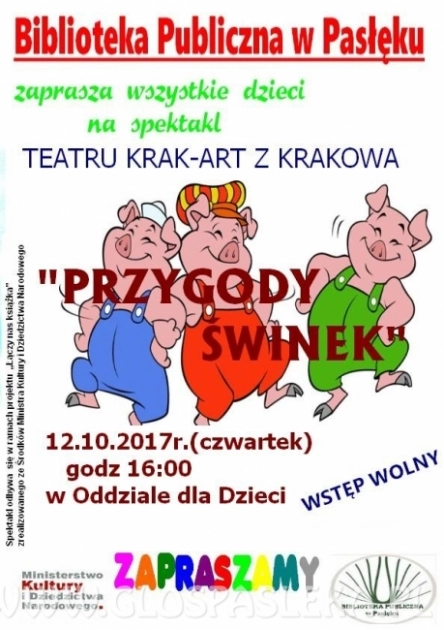 "Przygody świnek w bibliotece"