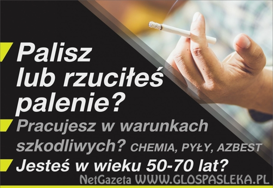 Zapisz się na bezpłatną tomografię klatki piersiowej