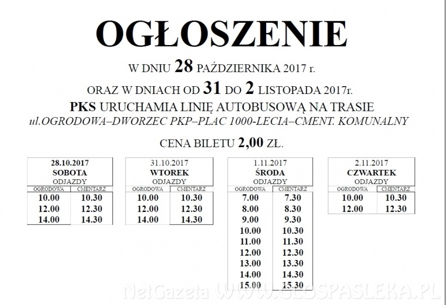 Zmiany w organizacji ruchu i rozkład jazdy autobusów