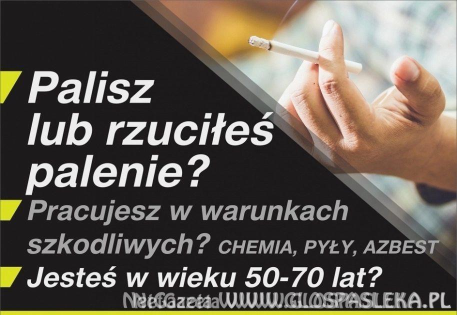 Zapisz się na bezpłatną tomografię klatki piersiowej