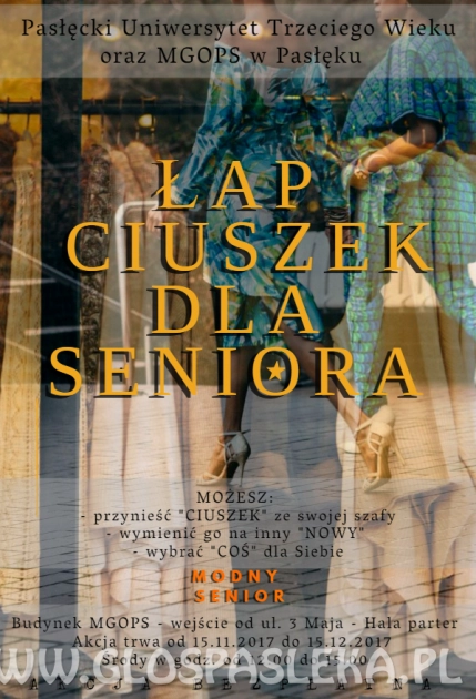 Łap ciuszek dla seniora