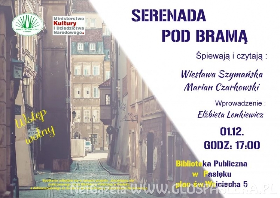 Dziś wiczór z książką