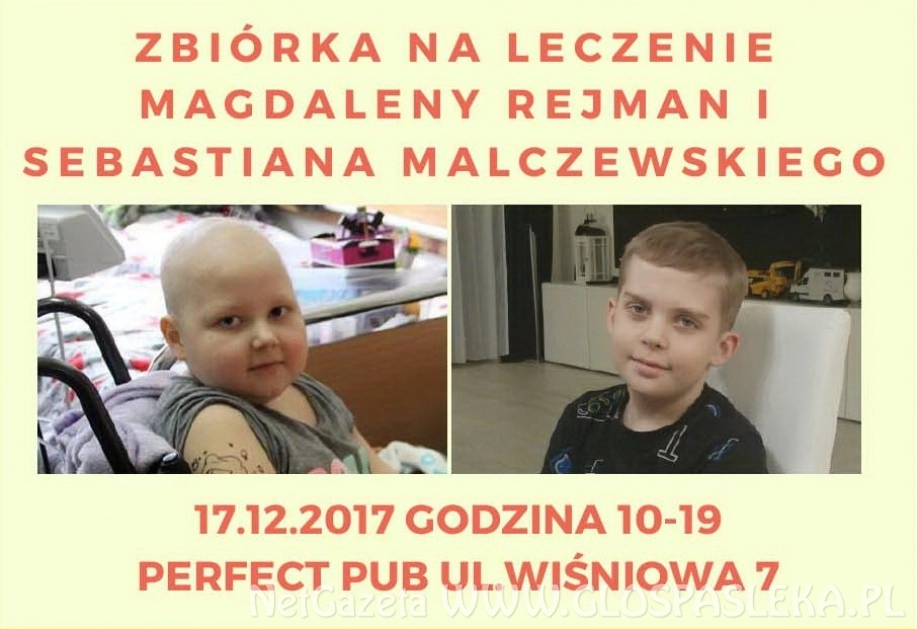 Zbiórka na leczenie Magdy i Sebastiana