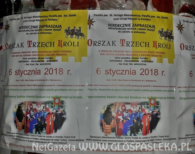 Orszak Trzech Króli już w sobotę