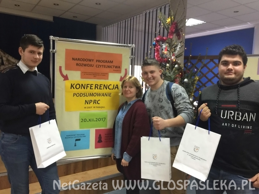 Finał Narodowego Programu Rozwoju Czytelnictwa w ZSEiT w Pasłęku