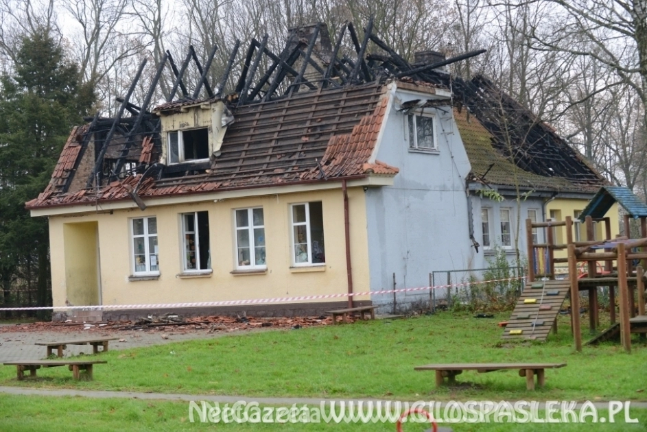 Przetarg na remont spalonego budynku