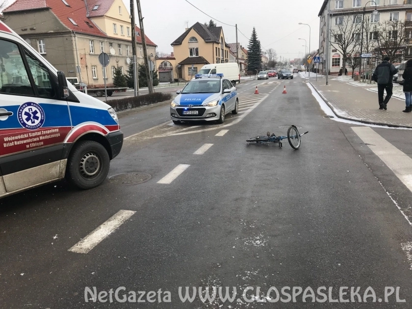 Potrącenie rowerzysty