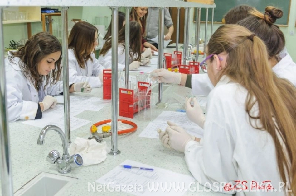 Warsztaty chemiczne w LO pod okiem absolwentów