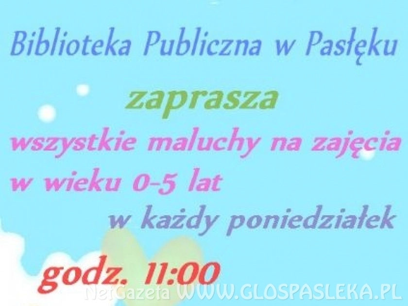 Klub Malucha zaprasza na poniedziałkowe spotkania