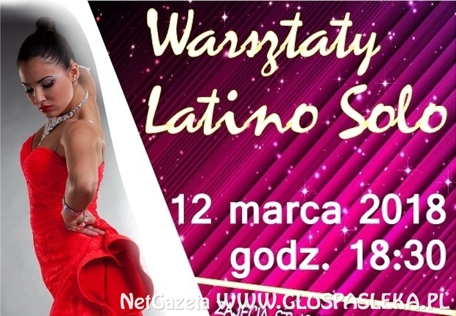 Latino Solo - przyjdź dziś na warsztaty tańca