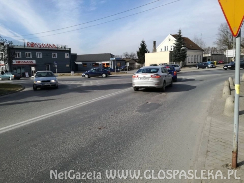 Sygnalizacja świetlna w Pasłęku