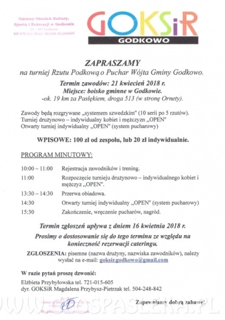 Turniej Rzutu Podkową w Godkowie!