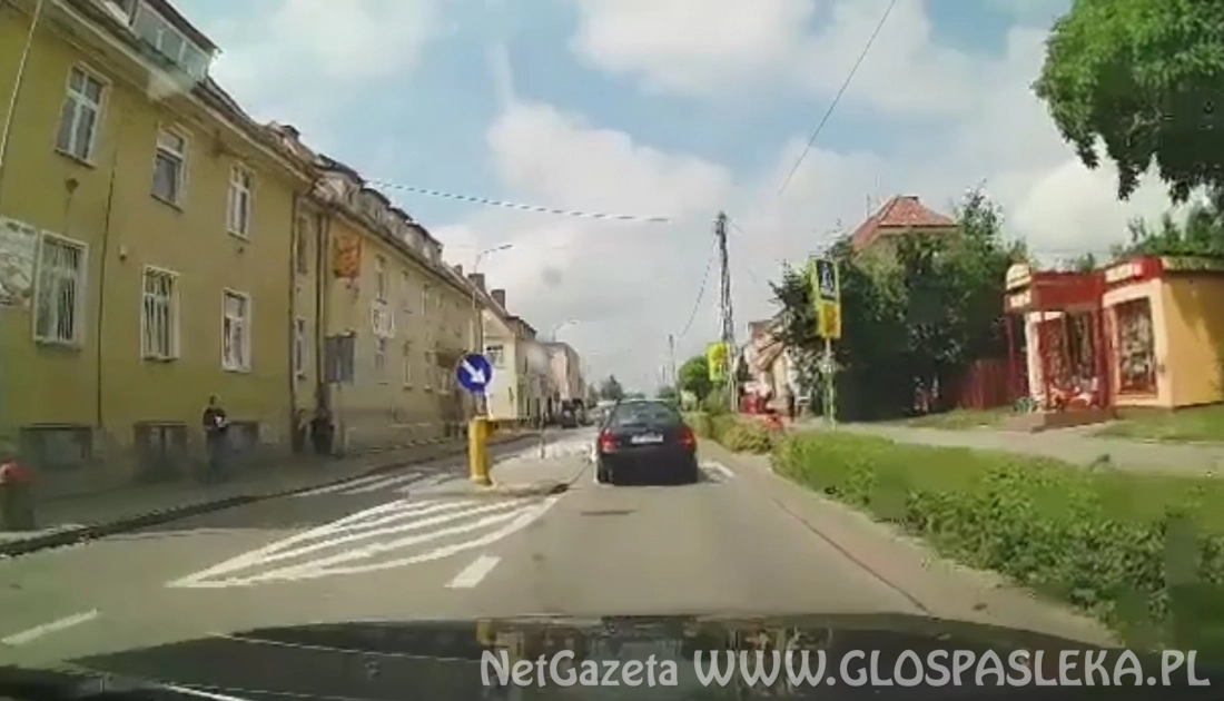 Wypadek na przejściu dla pieszych