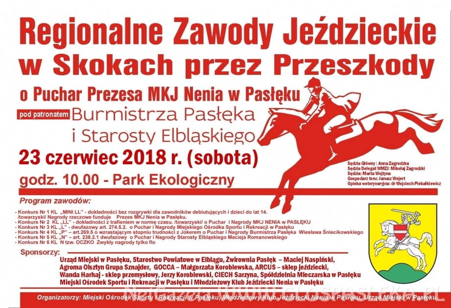 Zaproszenie na zawody konne