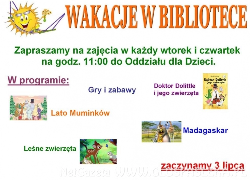 Wakacje w Bibliotece