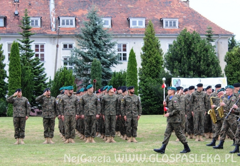 Powitanie żołnierzy z udziałem ZSEiT