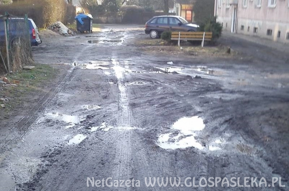 Wewnętrzna ul. Gdańska do remontu 