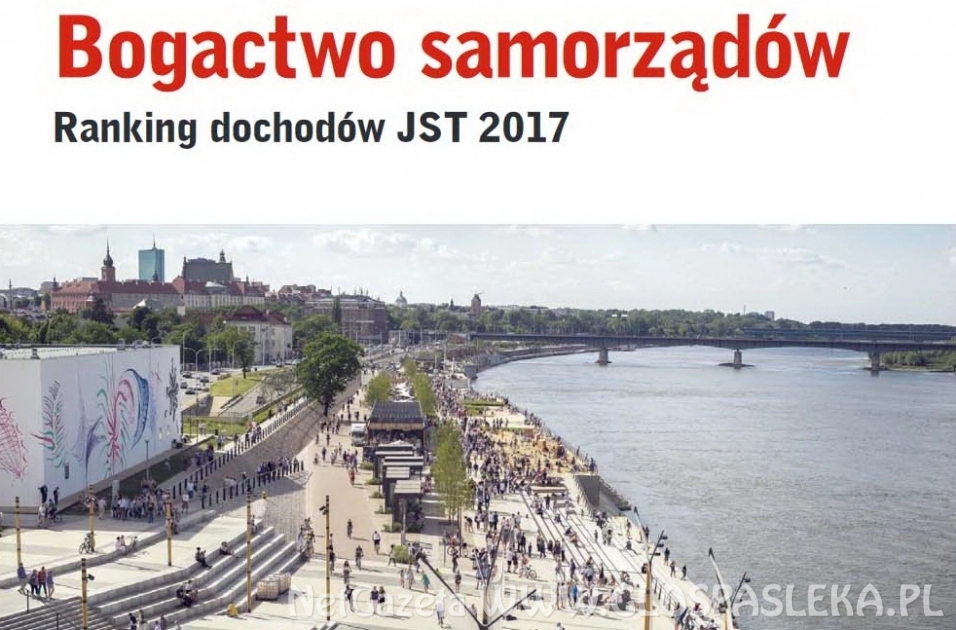 Najbogatsze samorządy w 2017 roku