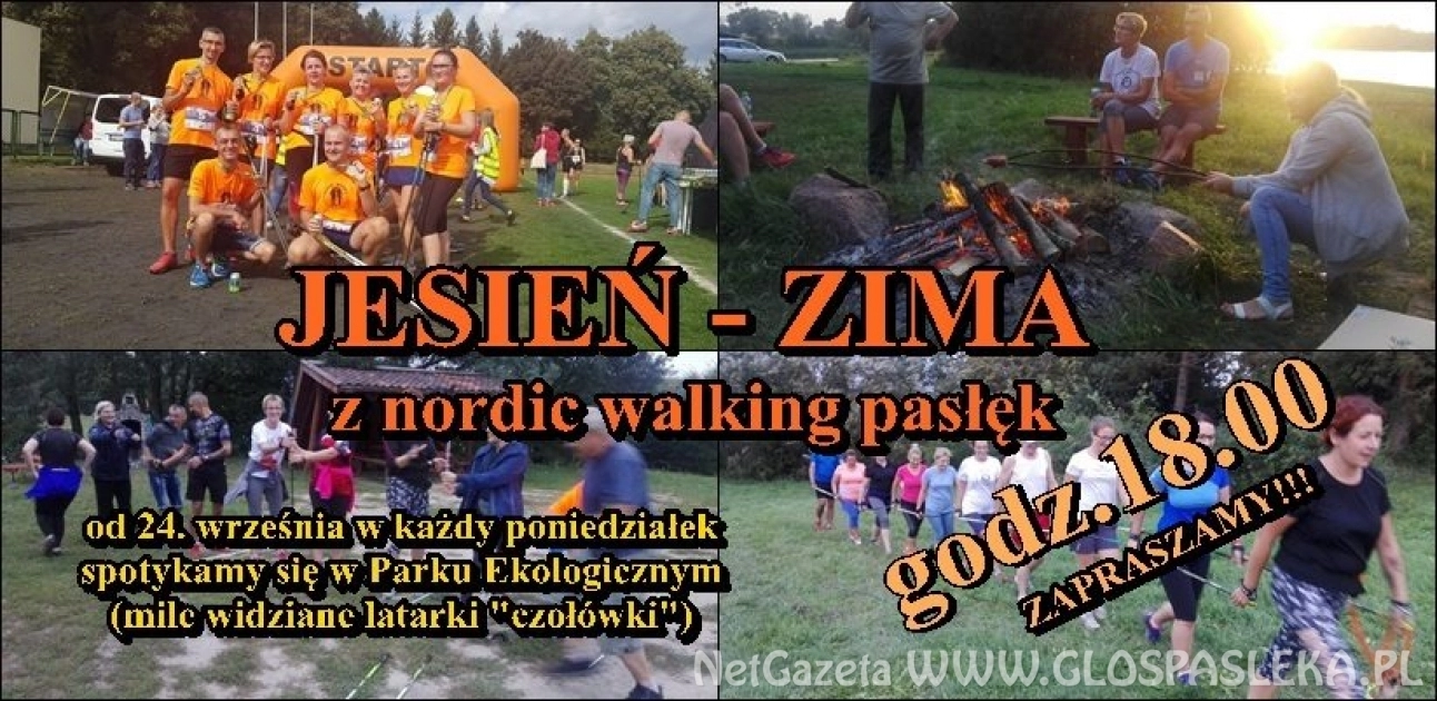 Jesienno - zimowe spotkania z nordic walking