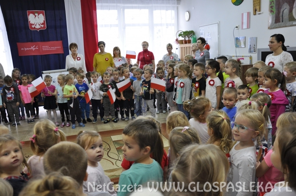 Obchody 100-lecia odzyskania niepodległości w Przedszkolu Samorządowym nr 1 w Pasłęku