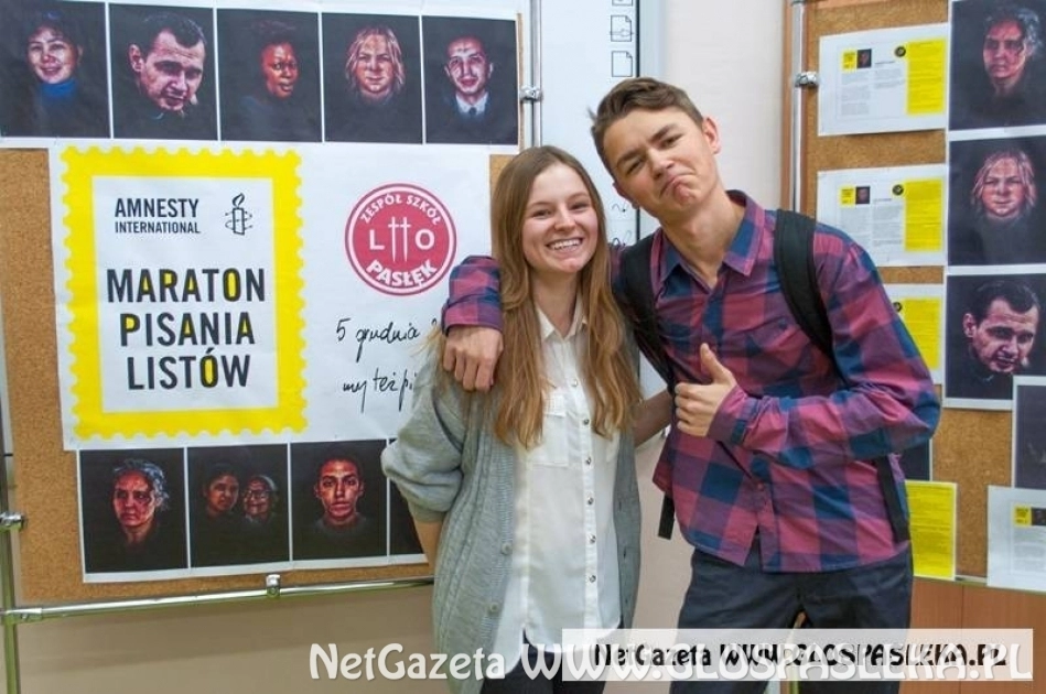 MARATON PISANIA LISTÓW AMNESTY INTERNATIONAL