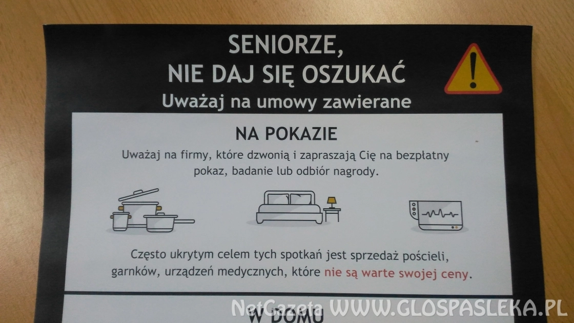 Seniorze! Nie daj się oszukać