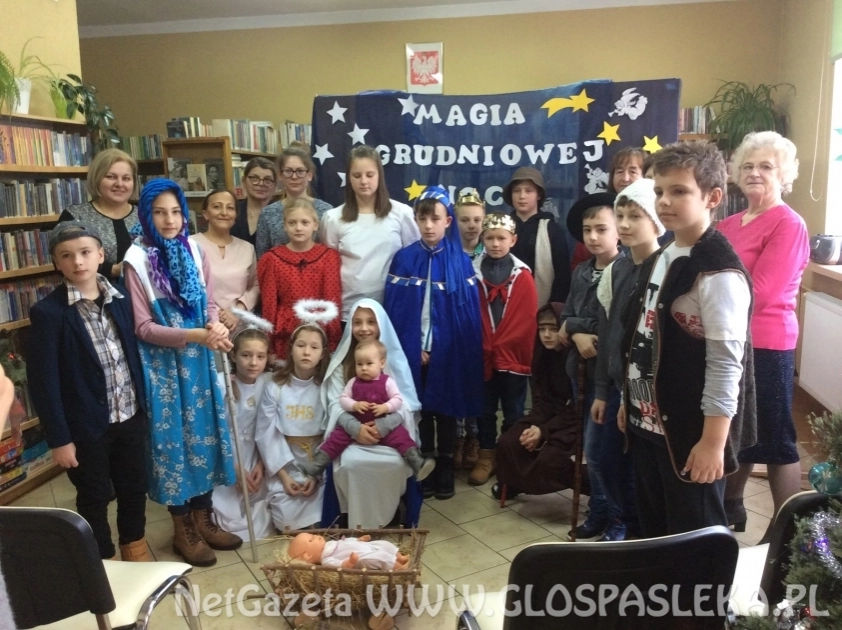 Jasełka w bibliotece