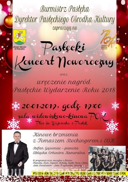 Pasłęcki Koncert Noworoczny – godz. 19:00