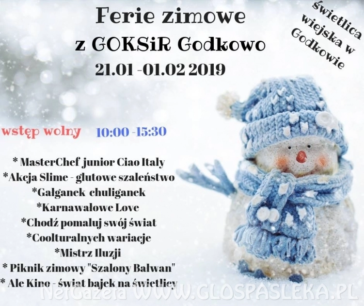 Ferie z GOKSiR Godkowo