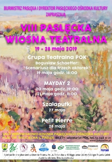 Zapowiedź VIII Pasłęckiej Wiosny Teatralnej 