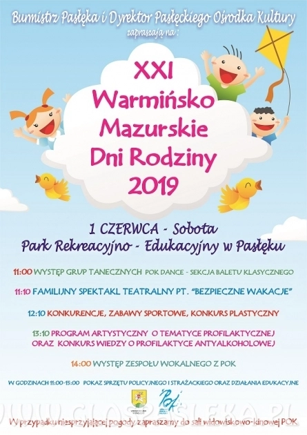 XXI WARMIŃSKO MAZURSKIE DNI RODZINY 2019 