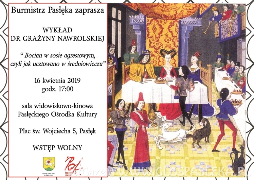 Bocian w sosie agrestowym, czyli jak ucztowano w średniowieczu