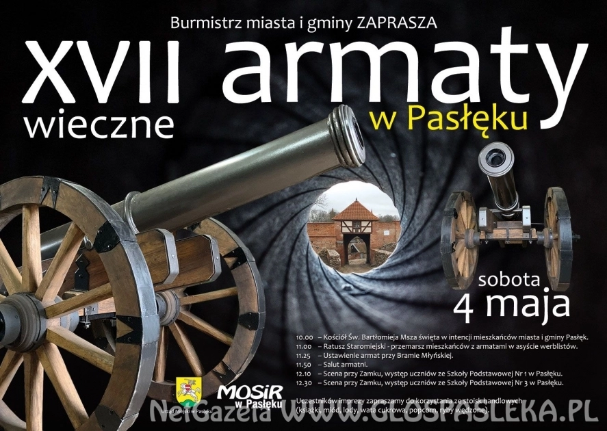 Repliki armat staną przy Bramie Młyńskiej