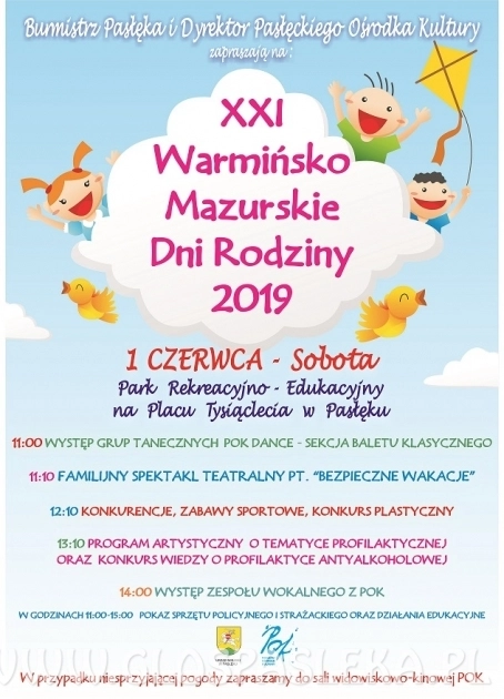 XXI Warmińsko Mazurskie Dni Rodziny 2019 