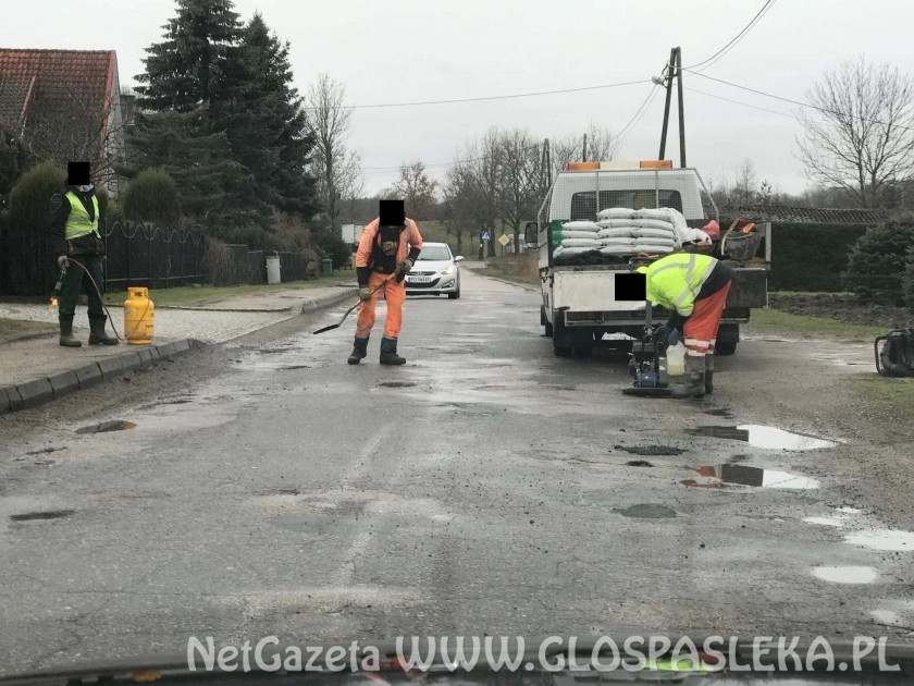 Blokada drogi w Młynarach