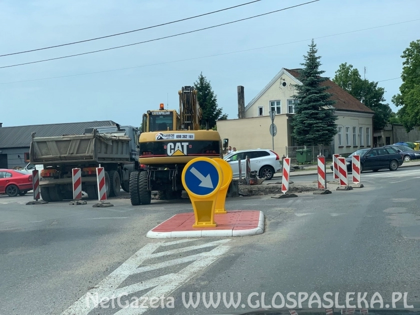 Trwa przebudowa ronda