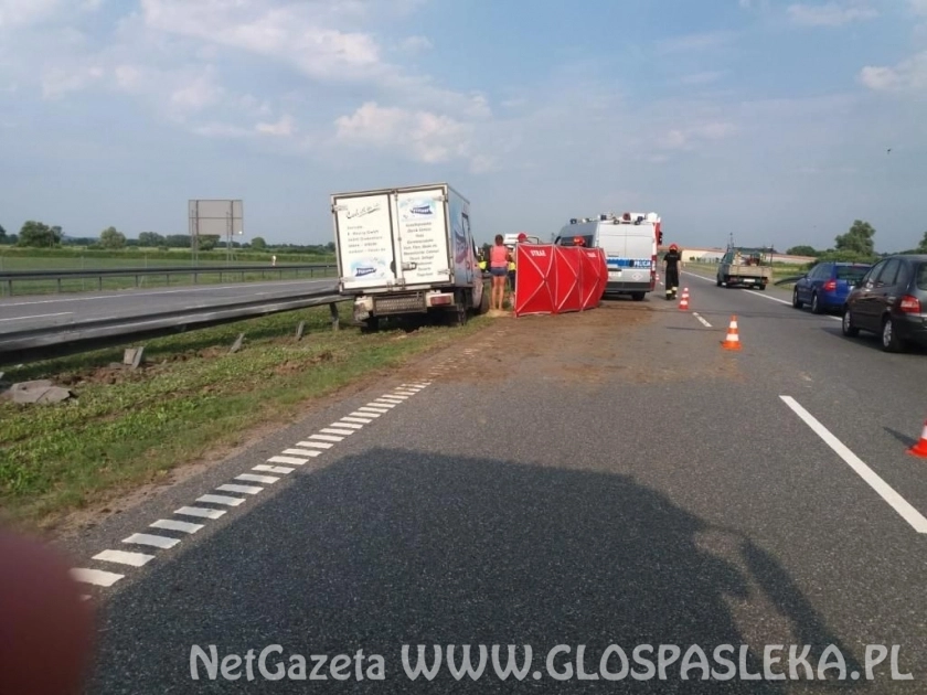 Śmierć kierowcy na S 7