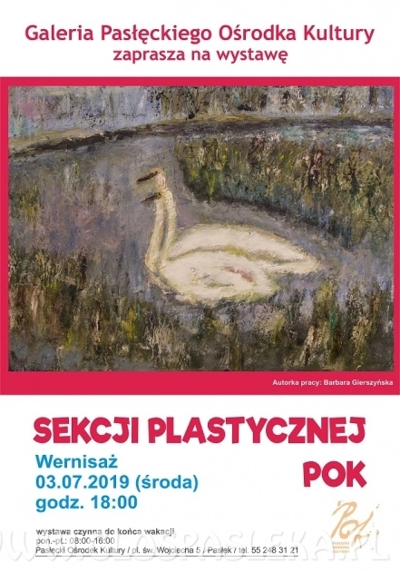 Wernisaż wystawy Sekcji Plastycznej POK