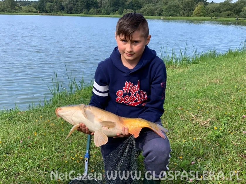 Dominik pomagał dziadkowi