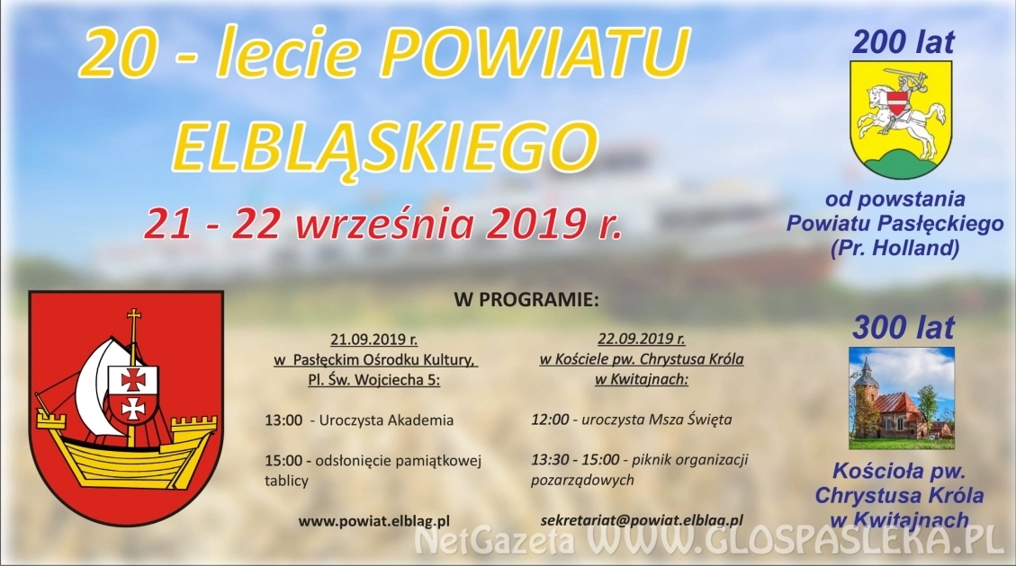 20 lat powiatu elbląskiego