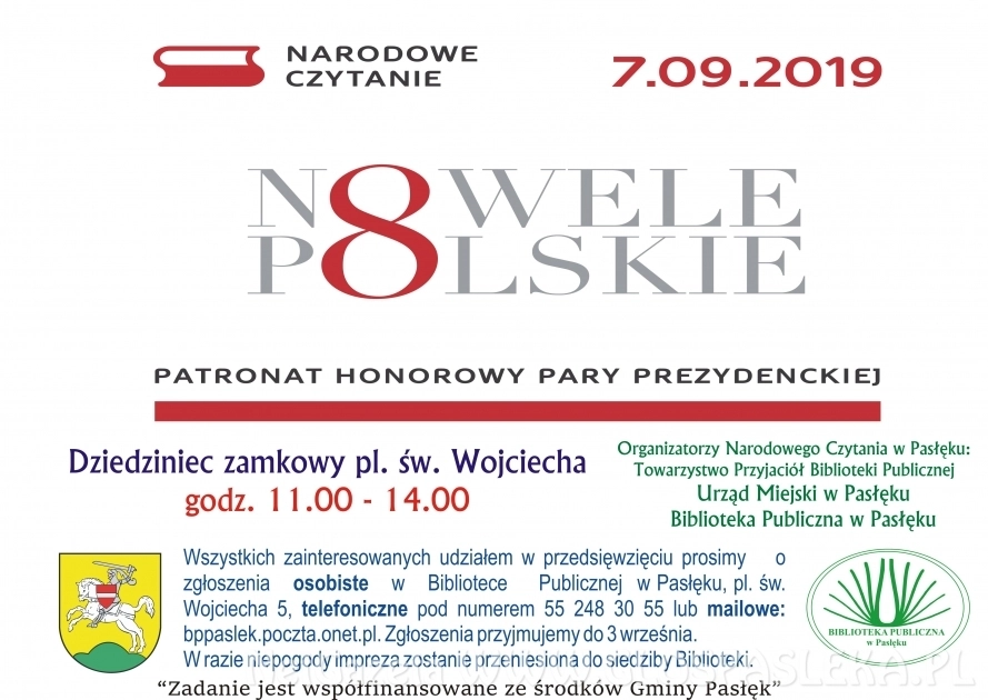 Przypominamy - Narodowe Czytanie