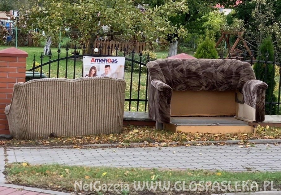 Odbiór odpadów wielkogabarytowych z terenu Gminy Pasłęk - miejscowości wiejskie 