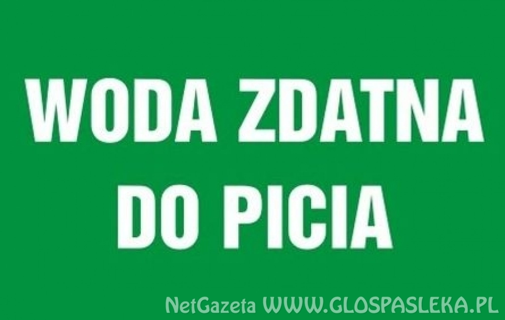 Godkowo: woda zdatna do picia