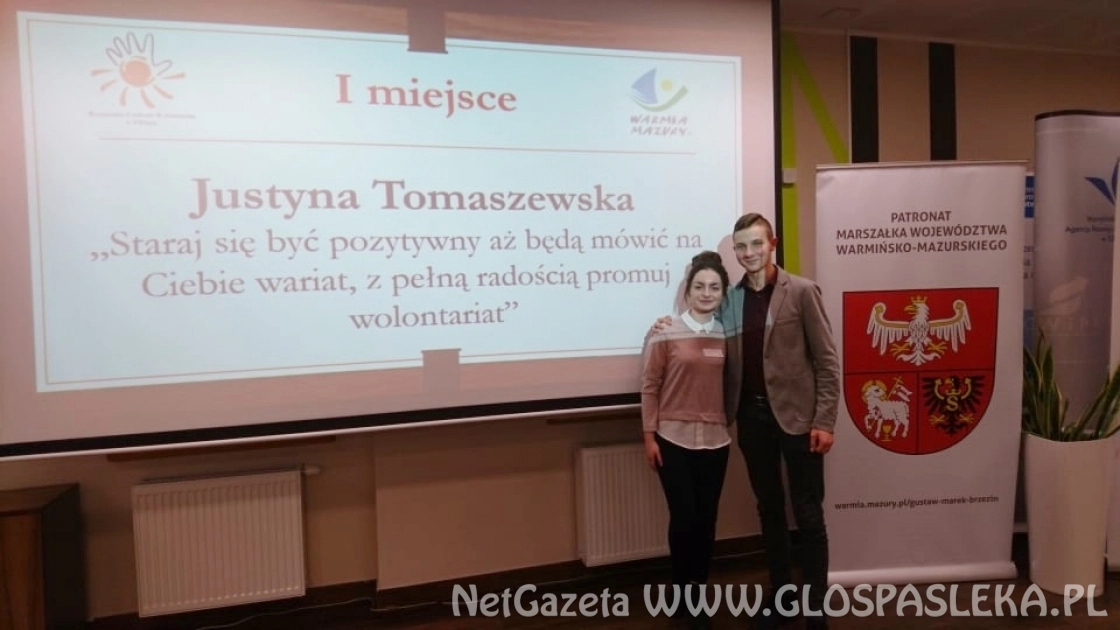 Uczennica Zespołu Szkół laureatką konkursu „Czego życzy się wolontariuszom?”