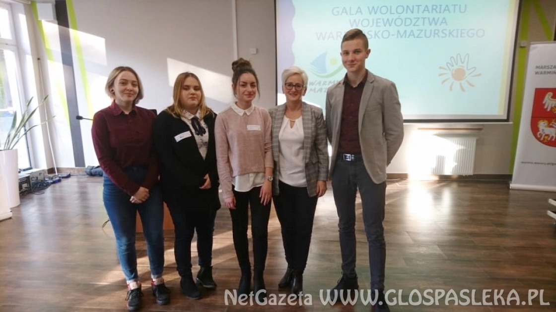 Uczniowie Zespołu Szkół nominowani w konkursie „Barwy Wolontariatu”