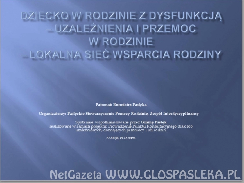 Dziecko  w rodzinie z dysfunkcją 