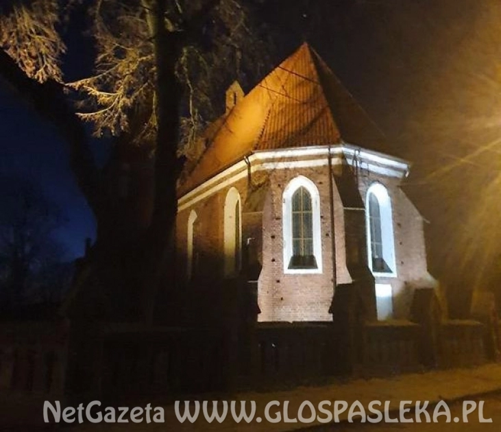 Iluminacja kościoła w Mariance i Zielonce Pasłęckiej