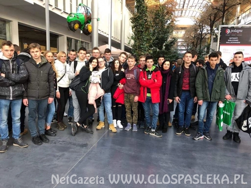 Uczniowie ZSEiT na targach rolniczych POLAGRA w Poznaniu