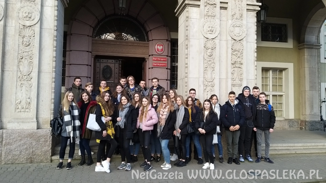 Uczniowie ZS w Sądzie Okręgowym