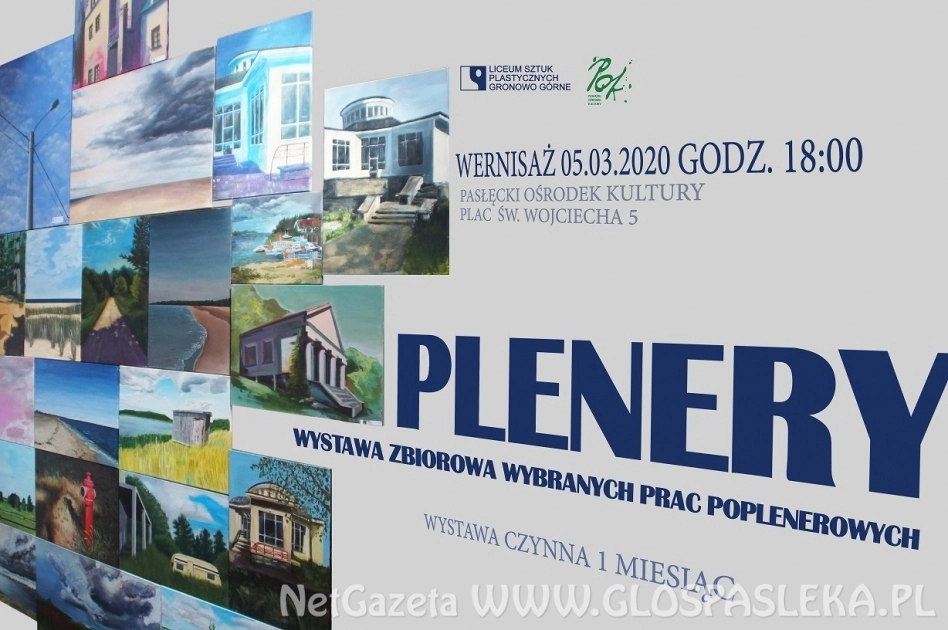 Wystawa prac uczniów Liceum Sztuk Plastycznych z Gronowa Górnego